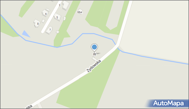 Wieruszów, Leśna, 68, mapa Wieruszów