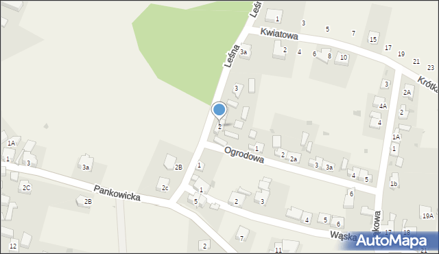 Wierzbna, Leśna, 2, mapa Wierzbna