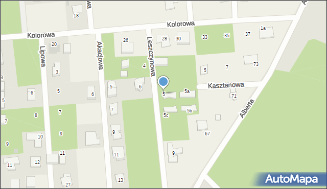 Wierzchowisko, Leszczynowa, 5, mapa Wierzchowisko
