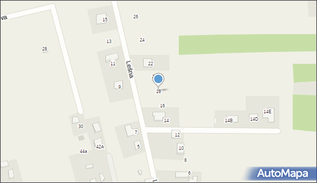 Wilków, Leśna, 18, mapa Wilków