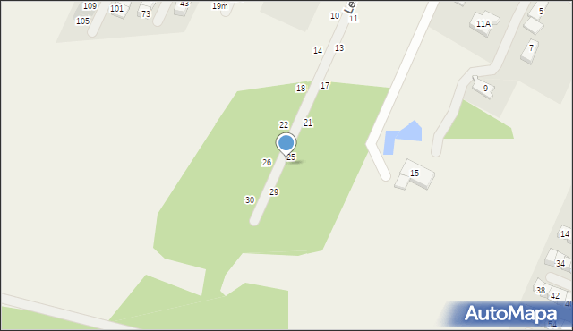 Wilkszyn, Leśny Zakątek, 27, mapa Wilkszyn