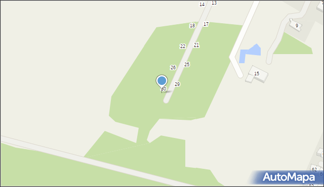 Wilkszyn, Leśny Zakątek, 32, mapa Wilkszyn