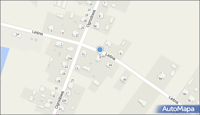 Witkowice, Leśna, 4, mapa Witkowice