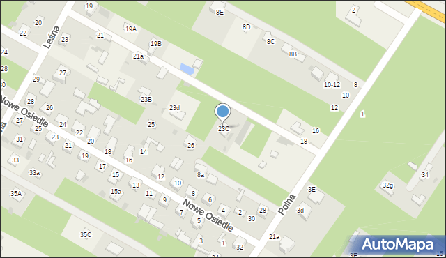 Włodzimierzów, Leśna, 23C, mapa Włodzimierzów