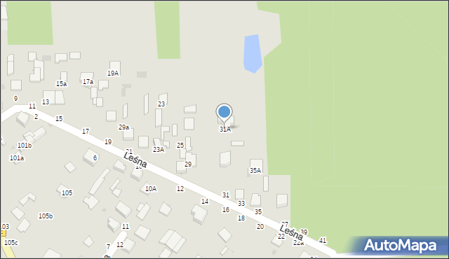 Włoszczowa, Leśna, 31A, mapa Włoszczowa