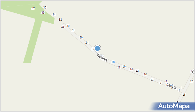 Wola Kalinowska, Leśna, 27, mapa Wola Kalinowska