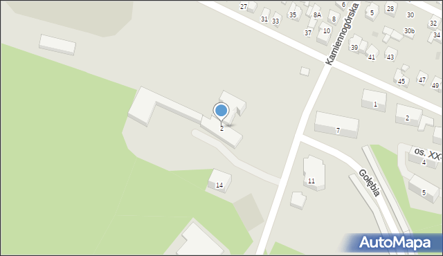 Wolbrom, Leśna, 2, mapa Wolbrom