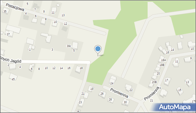 Wołczkowo, Leśnych Jagód, 11, mapa Wołczkowo