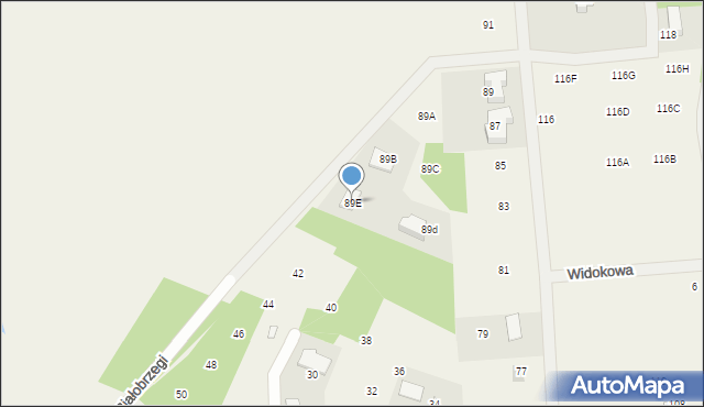 Wólka Radzymińska, Leśna, 89E, mapa Wólka Radzymińska