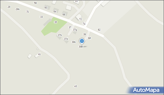 Wrocław, Lechitów, 39e, mapa Wrocławia