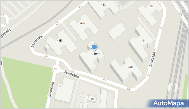 Wrocław, Legnicka, 48F, mapa Wrocławia