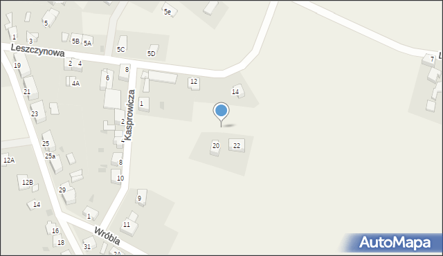 Wyry, Leszczynowa, 18, mapa Wyry