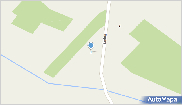 Wyszel, Leśna, 1, mapa Wyszel