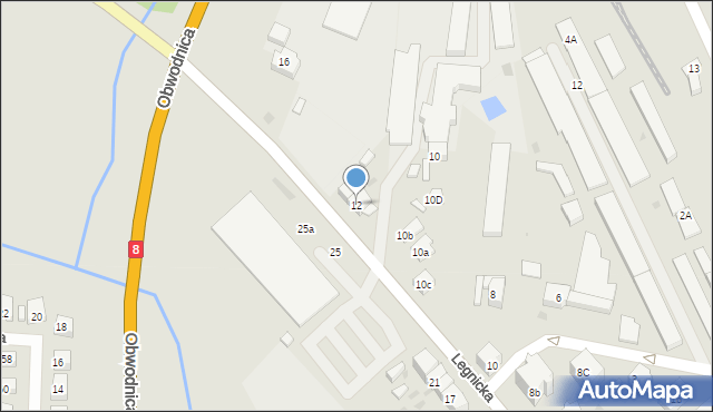 Ząbkowice Śląskie, Legnicka, 12, mapa Ząbkowice Śląskie