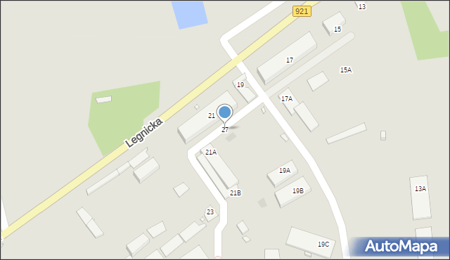 Zabrze, Legnicka, 27, mapa Zabrza