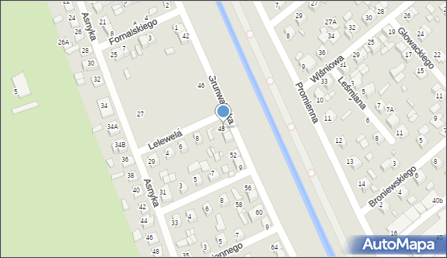 Zamość, Lelewela Joachima, 10, mapa Zamościa