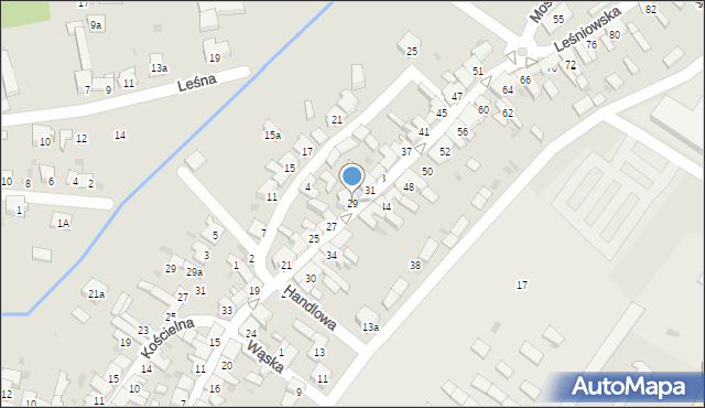 Żarki, Leśniowska, 29, mapa Żarki