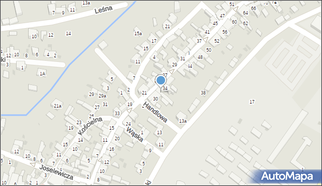 Żarki, Leśniowska, 32, mapa Żarki