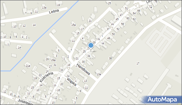 Żarki, Leśniowska, 36, mapa Żarki