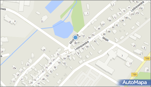 Żarki, Leśniowska, 55, mapa Żarki