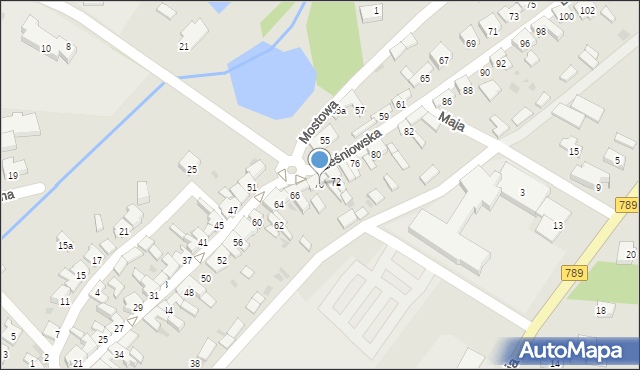 Żarki, Leśniowska, 70, mapa Żarki