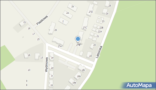 Żarnowska, Lęborska, 27B, mapa Żarnowska