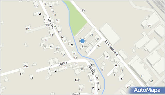 Zawiercie, Lepsza, 6, mapa Zawiercie