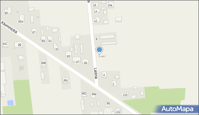 Zdrowa, Leśna, 6, mapa Zdrowa