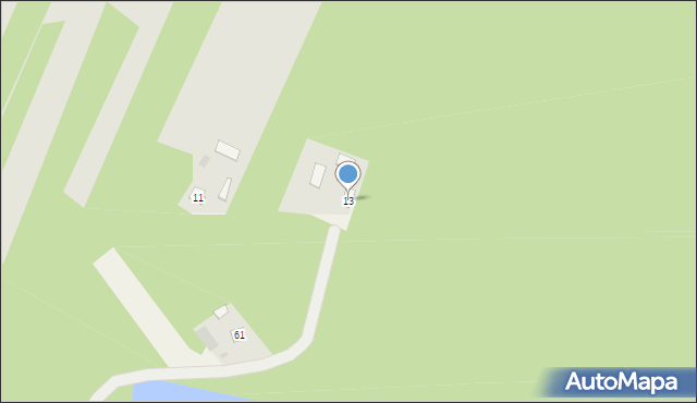 Żelechów, Letnisko, 13, mapa Żelechów