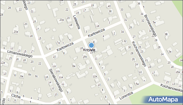 Zgierz, Lelewela Joachima, 13, mapa Zgierz