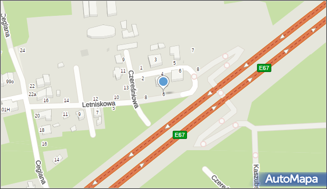 Zielonka, Letniskowa, 6, mapa Zielonka