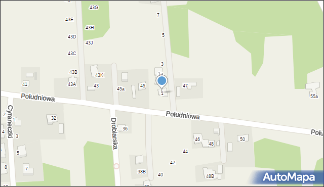 Żółwin, Leśne Echa, 1, mapa Żółwin