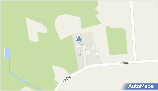 Żuławka, Leśna, 2d, mapa Żuławka