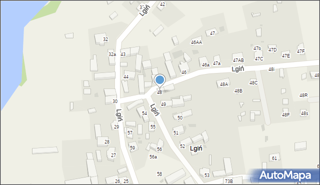 Lgiń, Lgiń, 48, mapa Lgiń