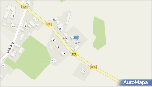 Lgiń, Lgiń, 93, mapa Lgiń