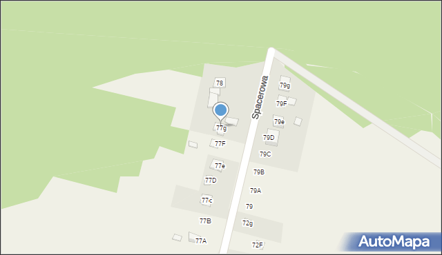 Lgota Murowana, Lgota Murowana, 77g, mapa Lgota Murowana