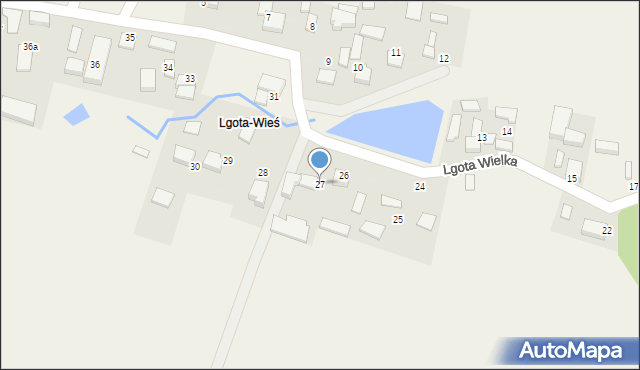 Lgota Wielka, Lgota Wielka, 27, mapa Lgota Wielka