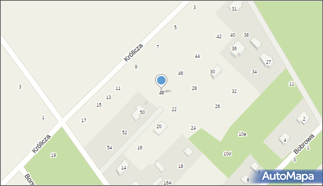 Adamowizna, Lisia, 48, mapa Adamowizna