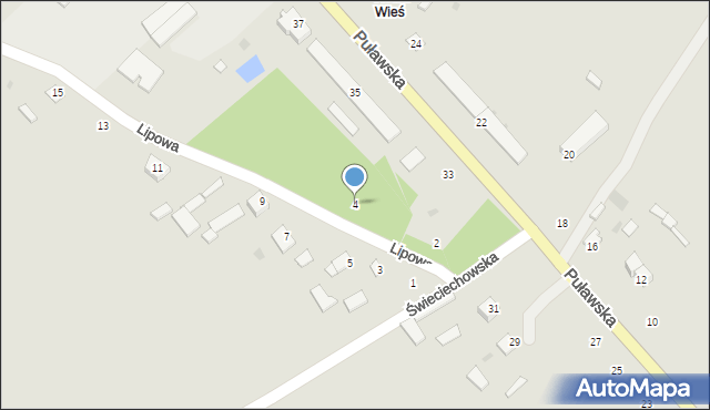 Annopol, Lipowa, 4, mapa Annopol