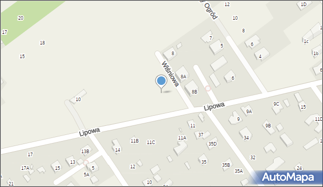 Bąkówka, Lipowa, 8c, mapa Bąkówka