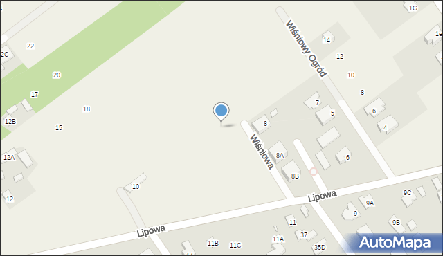 Bąkówka, Lipowa, 8e, mapa Bąkówka