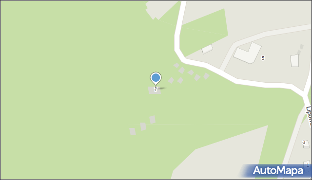 Bardo, Lipowa, 7, mapa Bardo