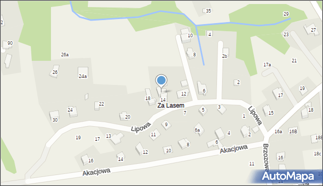 Bestwina, Lipowa, 16, mapa Bestwina