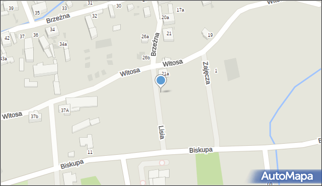 Bielawa, Lisia, 3, mapa Bielawa