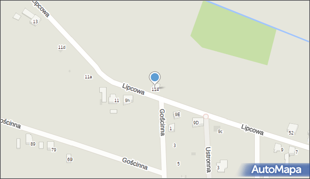 Bieruń, Lipcowa, 114, mapa Bieruń