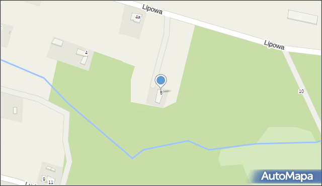 Biestrzykowice, Lipowa, 8, mapa Biestrzykowice