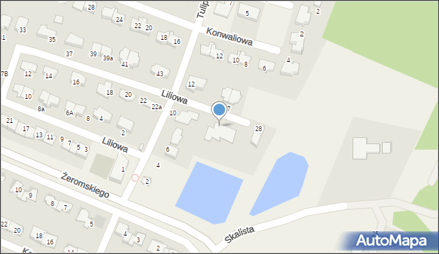 Bilcza, Liliowa, 26, mapa Bilcza