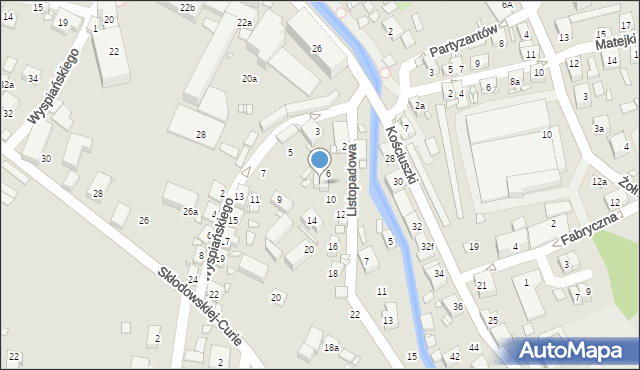 Bogatynia, Listopadowa, 8, mapa Bogatynia