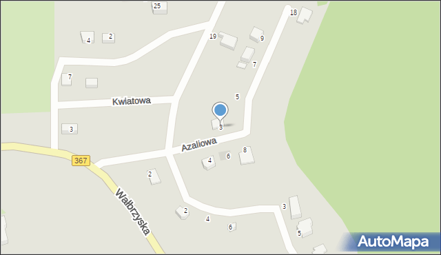 Boguszów-Gorce, Lipowa, 3, mapa Boguszów-Gorce