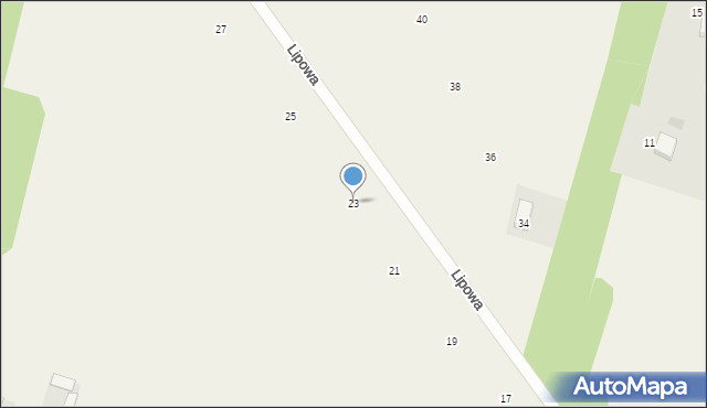 Bojmie, Lipowa, 23, mapa Bojmie